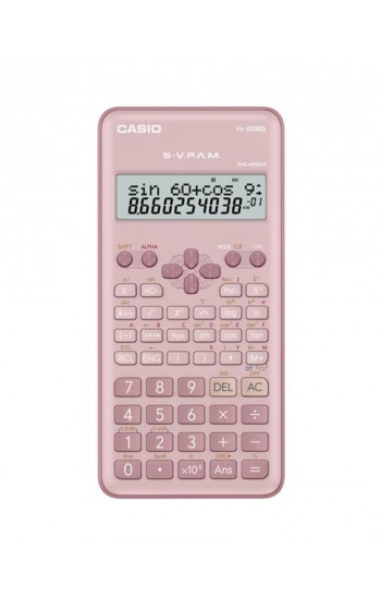 Casio FX-82MS-2-PK-W-DTF Versiyon Bilimsel Pembe Fonksiyonlu Hesap Makines…