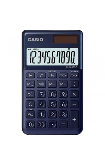 Casio SL-1000SC-NY Cep Tipi 10 Hane Lacivert Hesap Makinesi&hellip;