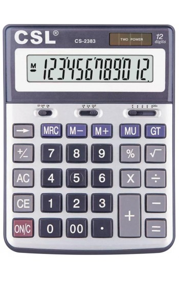 CSL CS-2383 12 Hane Masa Tipi Hesap Makinesi&hellip;