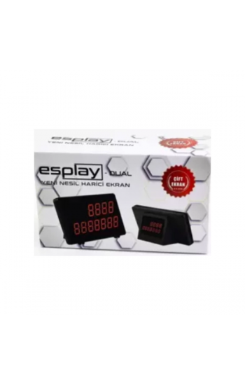 Esplay Dual Para Sayma Makinesi Müşteri Ekranı (Birçok Makineye Uyumlu…